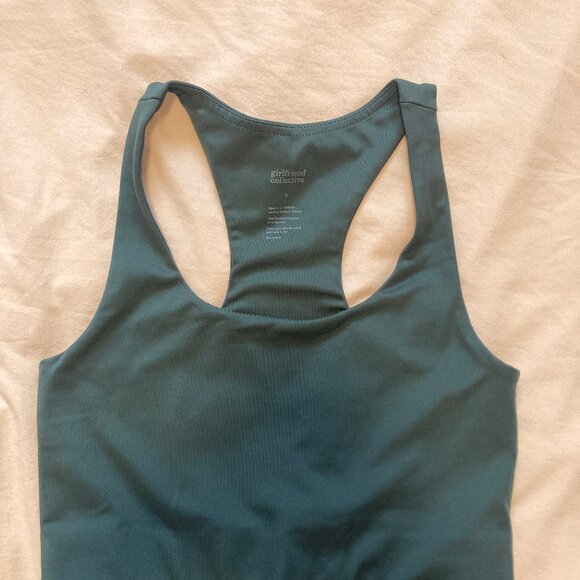 Girlfriend Collective Moss Paloma Racerback Bra - Picture 3 of 5